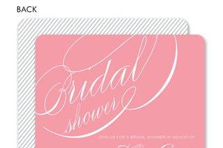 Fanciful Pink Bridal Shower Square Invitation
by Noteworthy Collections