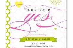 She Said Yes Modern Elegance Engagement Party Invitation
by Noteworthy Collections