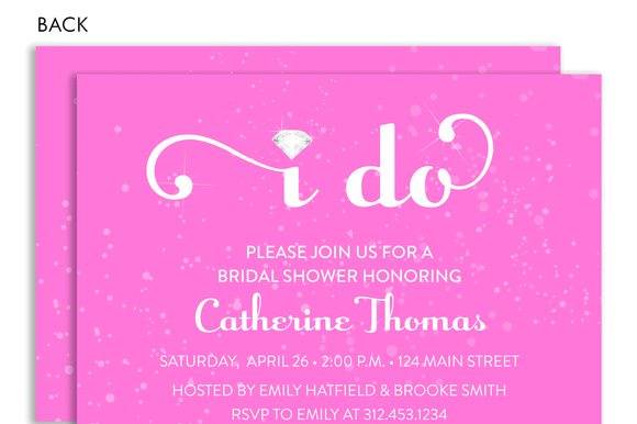 I Do Bridal Shower Invitation
by Noteworthy Collections