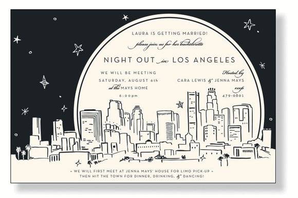 LA Skyline Invitations
by Inviting Company