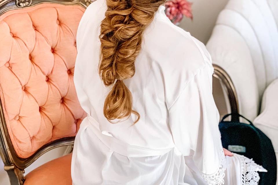 Virginia bridal hair