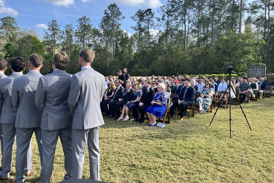 Outdoor ceremony