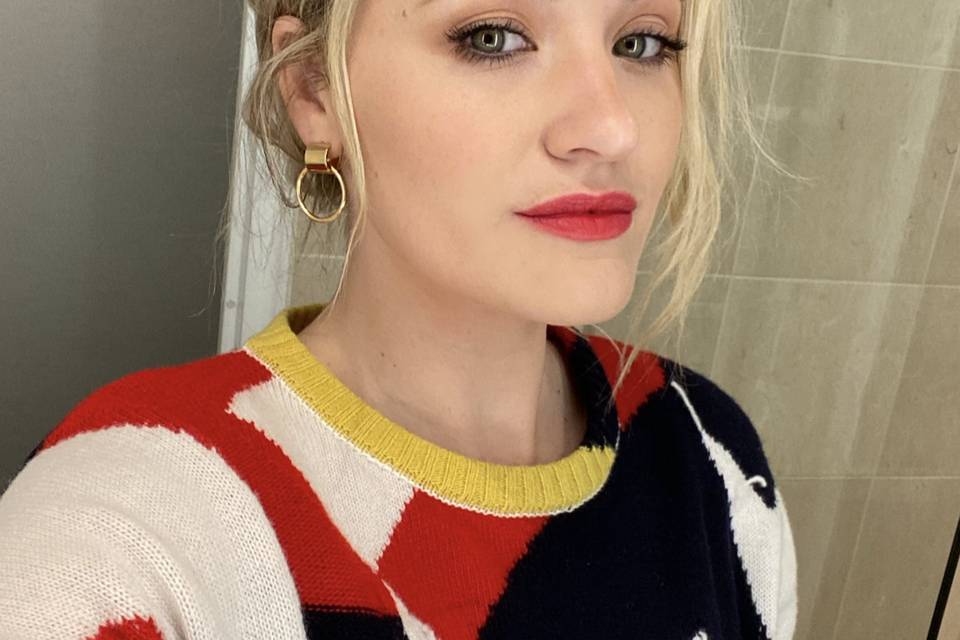 Red lip focus
