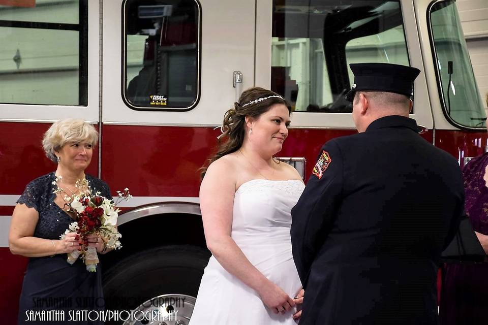 Fire Station Wedding