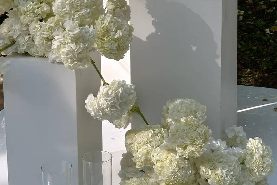 Flower waterfall