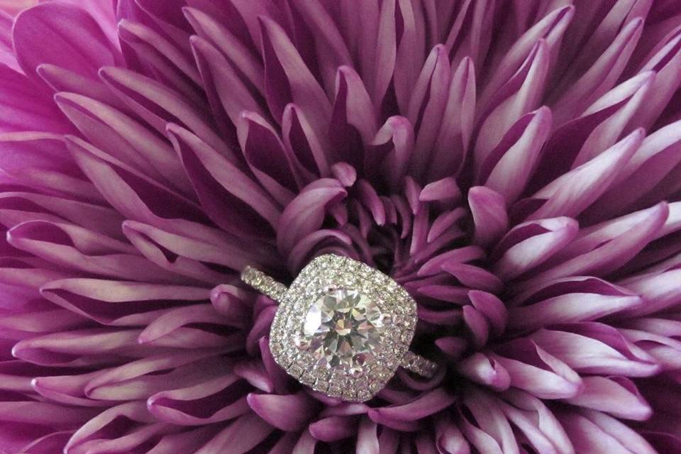 Ring on a flower