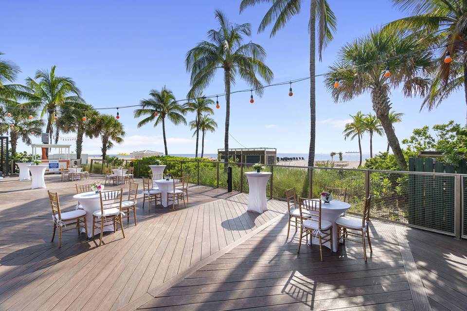 Pool Deck Reception