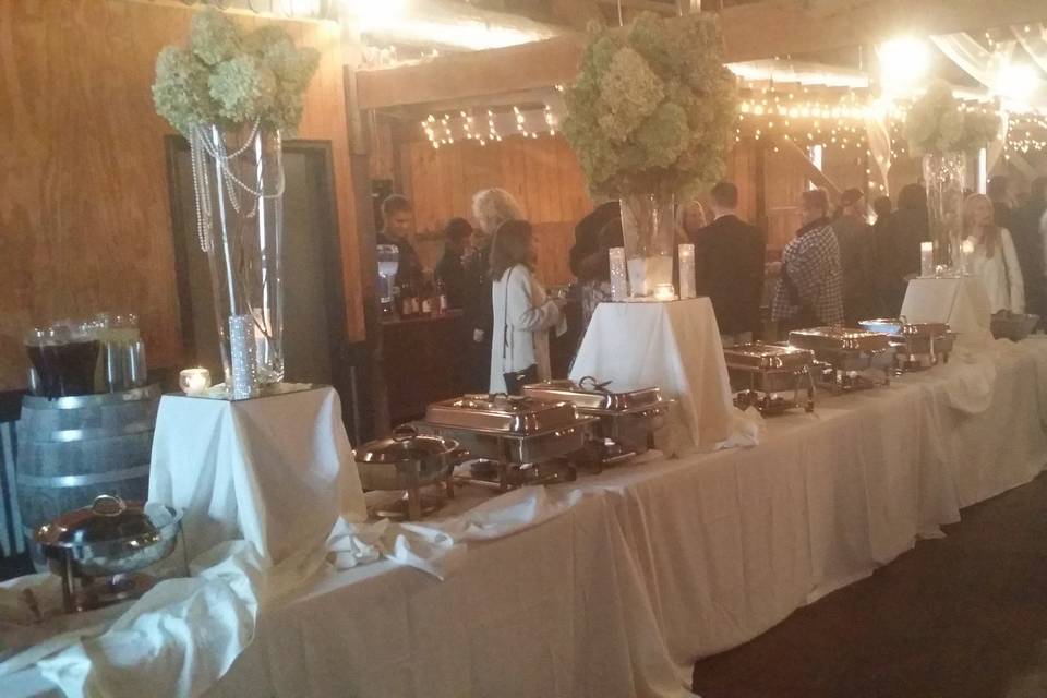 Italian Buffet Wedding at Talon Vineyard