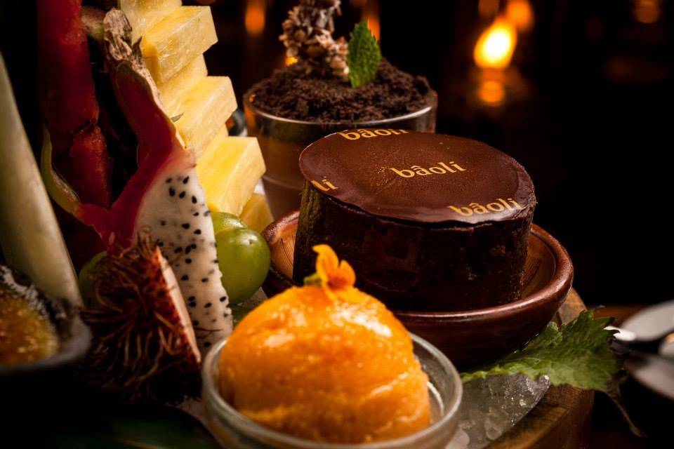 Fruit and cake