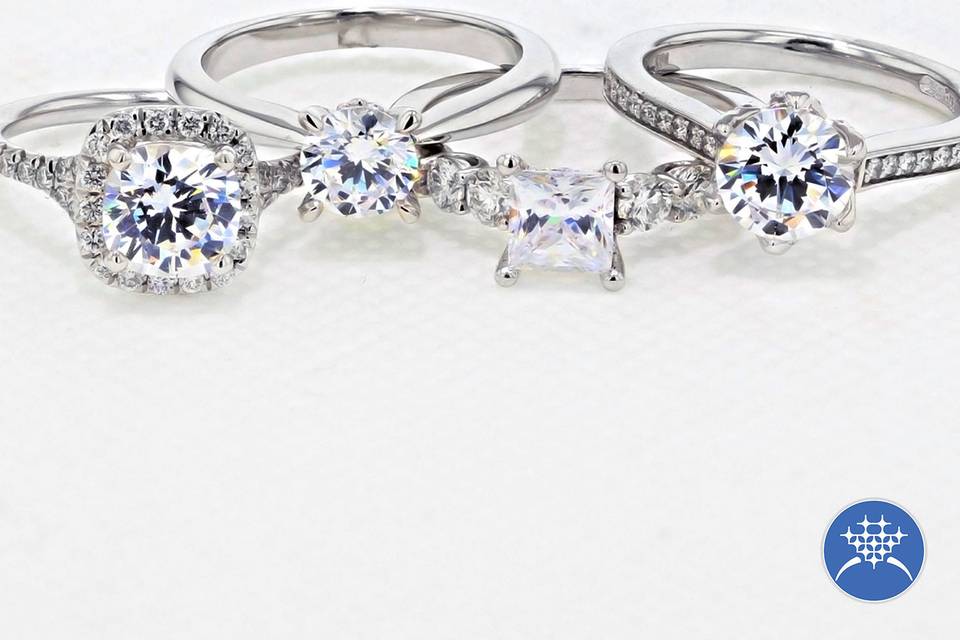 Shop our exclusive collections of halo, pave, micro prong and solitaire engagement rings: http://hubs.ly/H07wH630