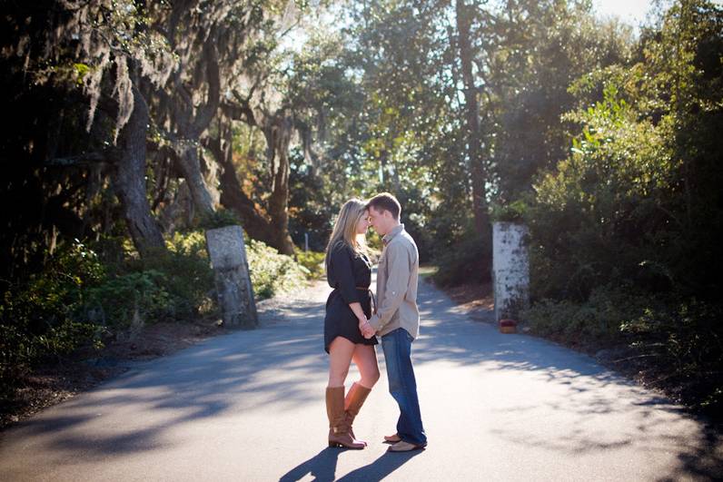 Engagement Session at Airlie Gardens