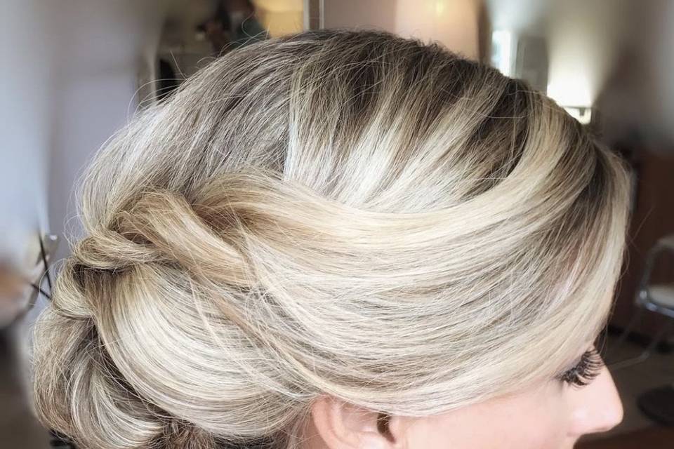 Attendant Up-do with a twist