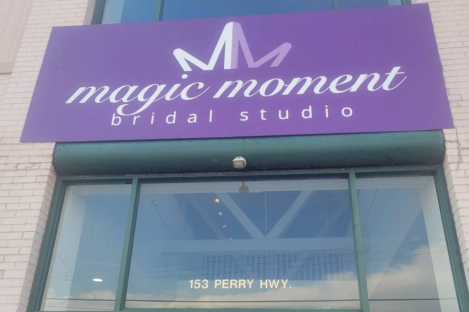 New Updated Sign out front