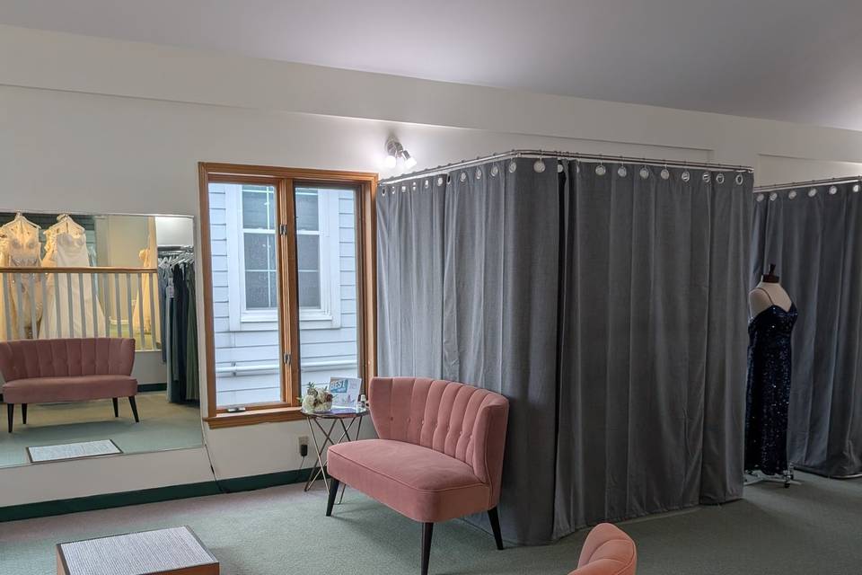 Bridesmaid area