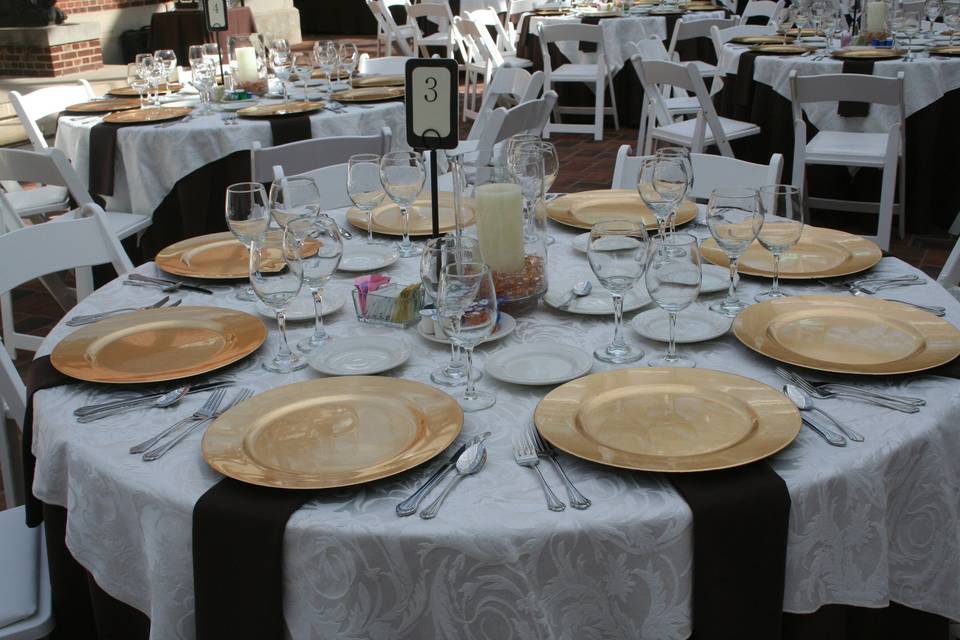 Wedding Reception Guest Table