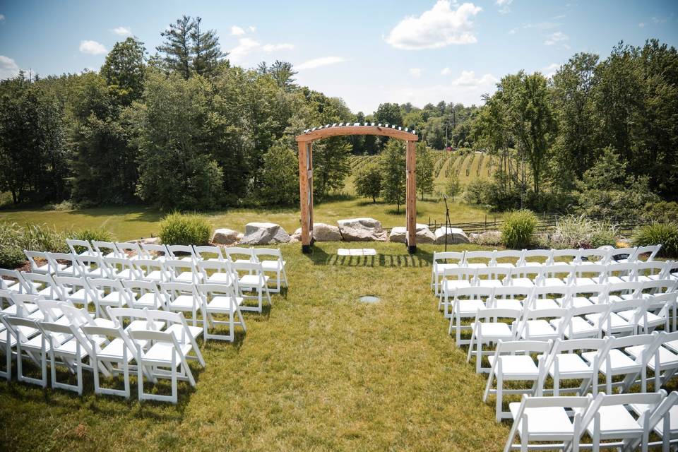 Outdoor Ceremony Setup