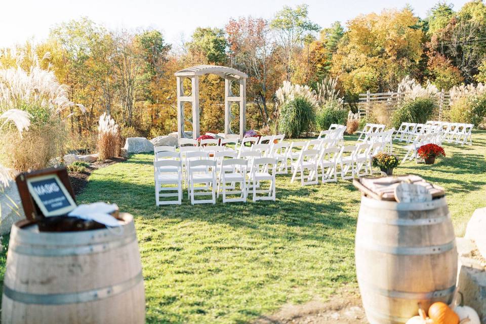 Vineyard Overlook Ceremony