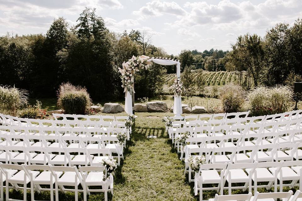 Vineyard Overlook Ceremony