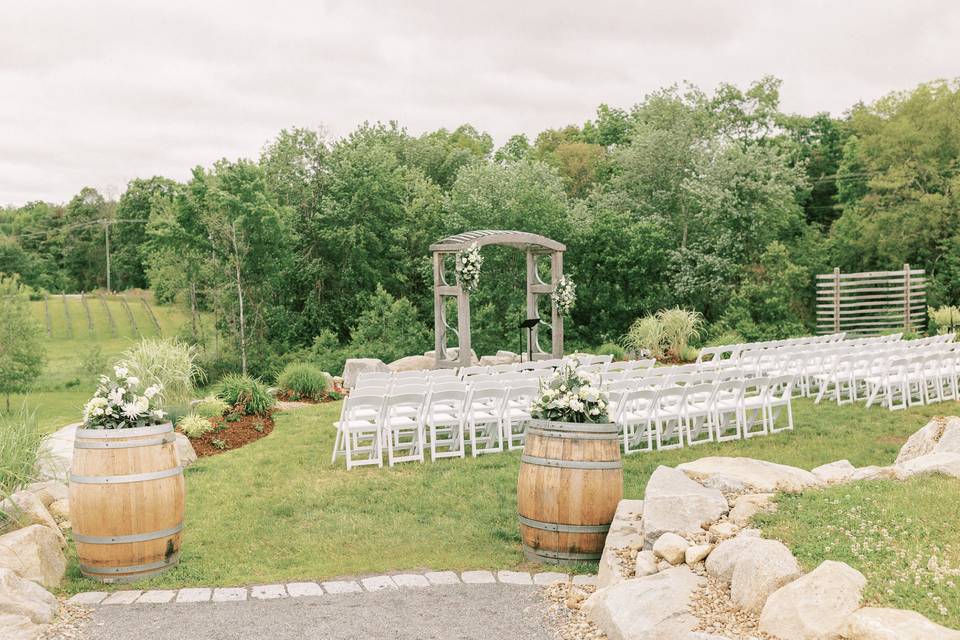 Outdoor Ceremony Setup