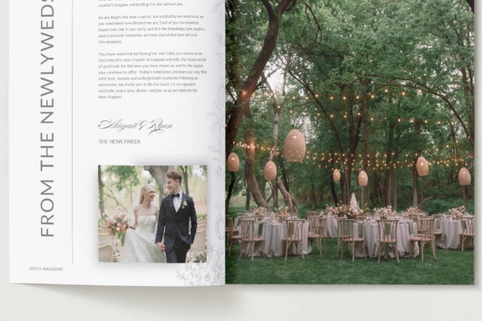 Welcome Letter Spread