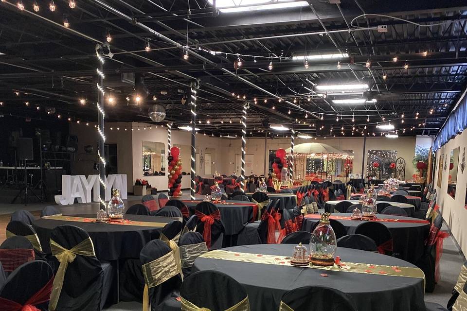 Seating up to 200