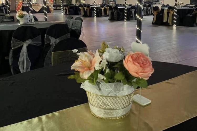 Seating and dance floor