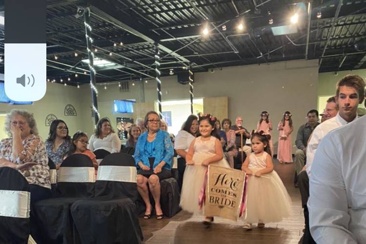 Here comes the bride