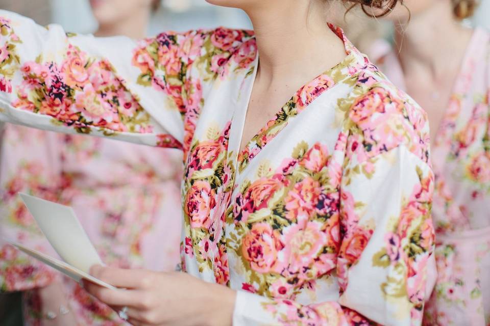 Floral robes