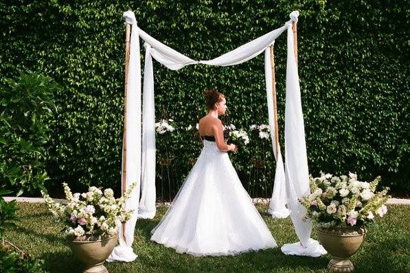 Garden Wedding Ceremony