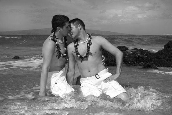 Couple kissing