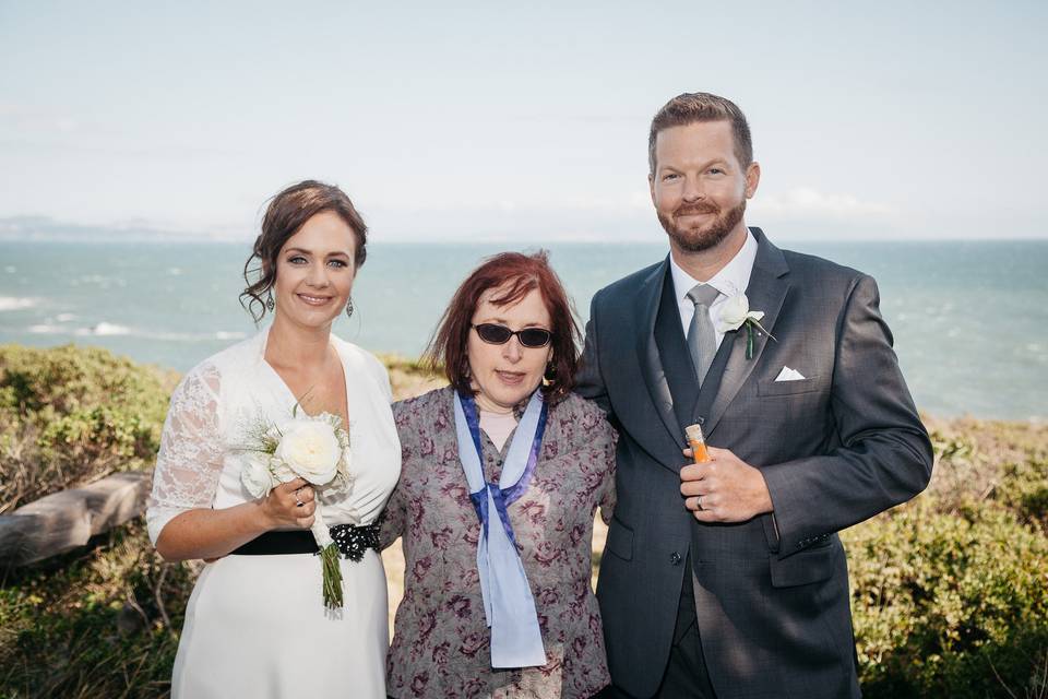 Ceremony near Muir Beach