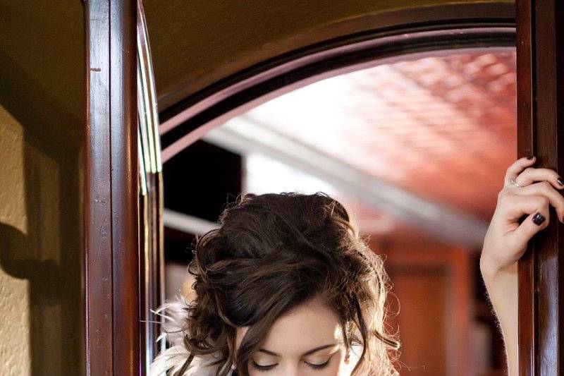 Bridal hairdo