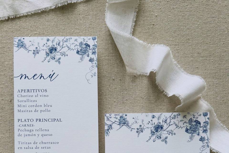 Blue chinoiserie