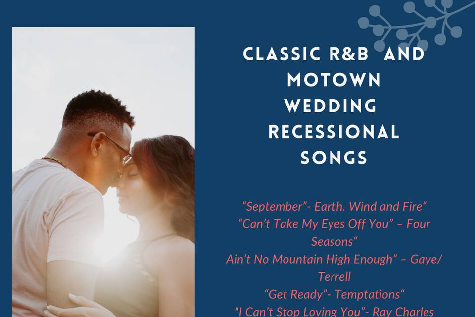 R&B Wedding Recessional Songs