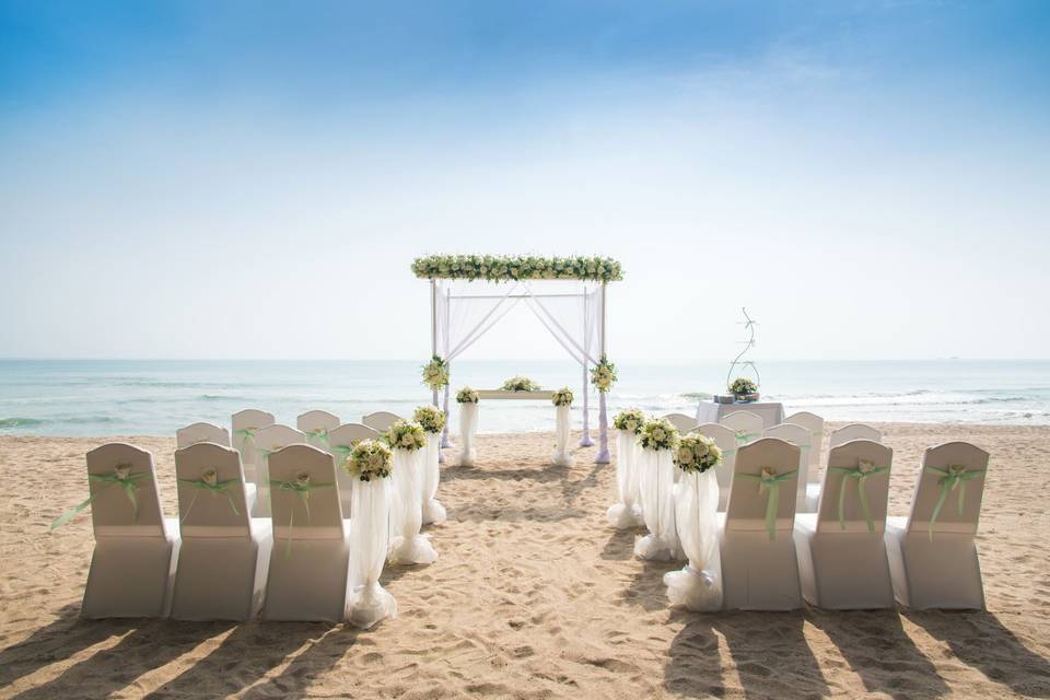 Beach Wedding Set-up