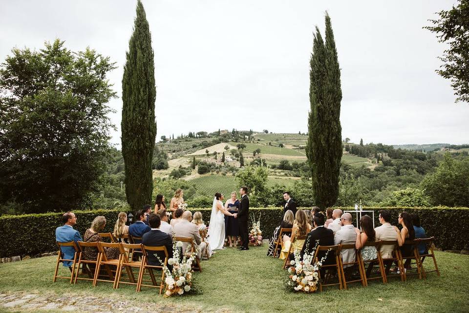 Intimate Wedding in Tuscany
