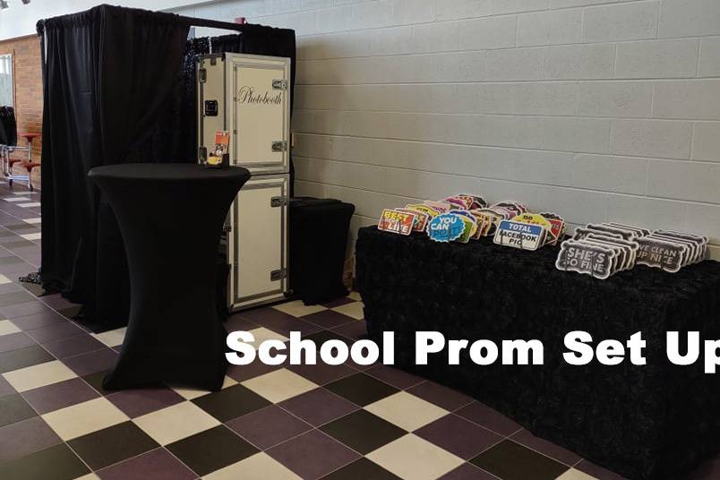 High School Booth Set Up