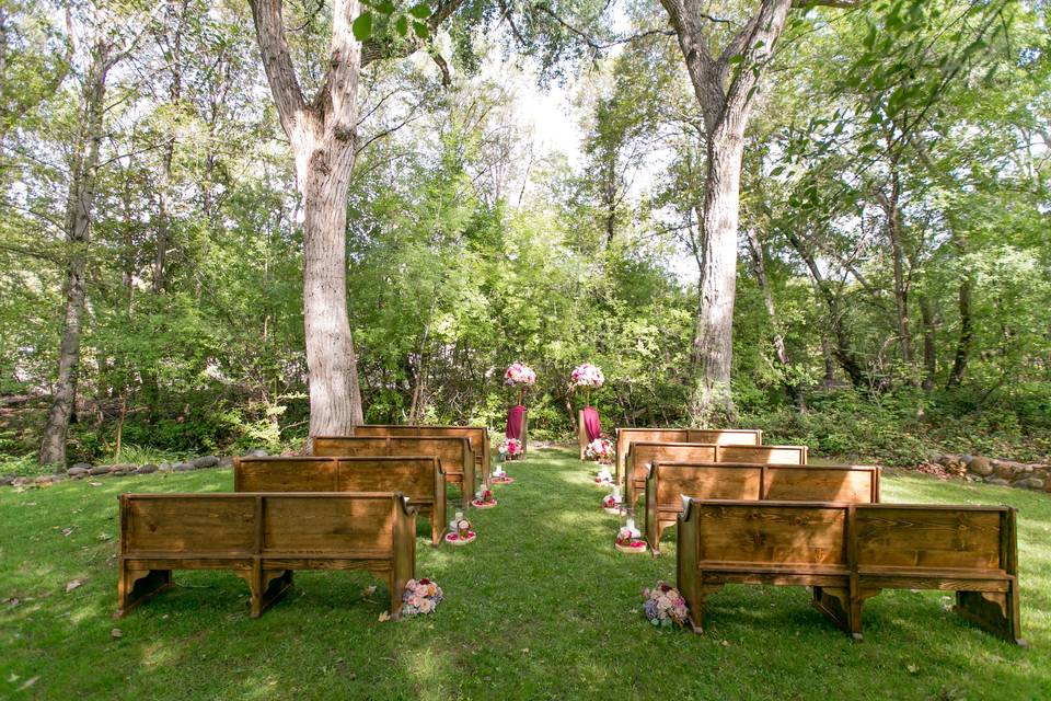 Ceremony Site Creekside