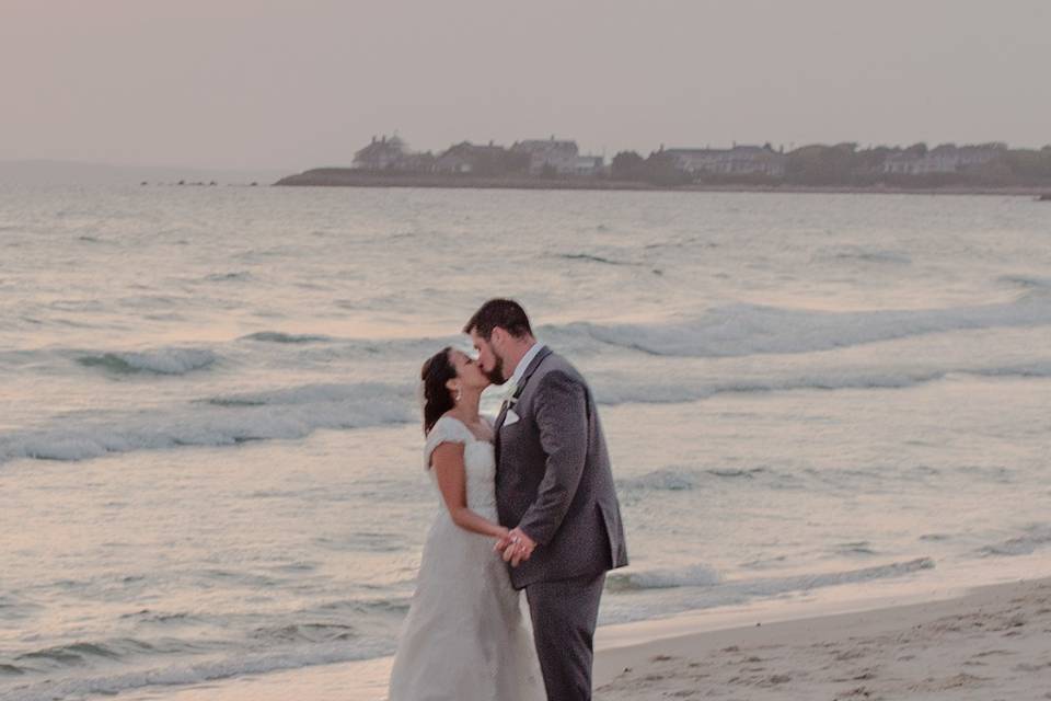 Beach sunset photo