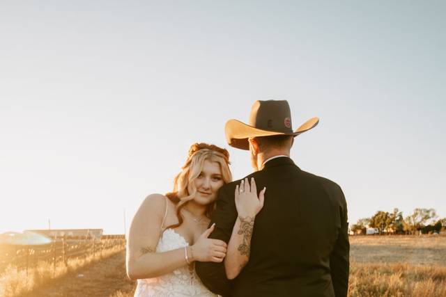 Hug him from behind!