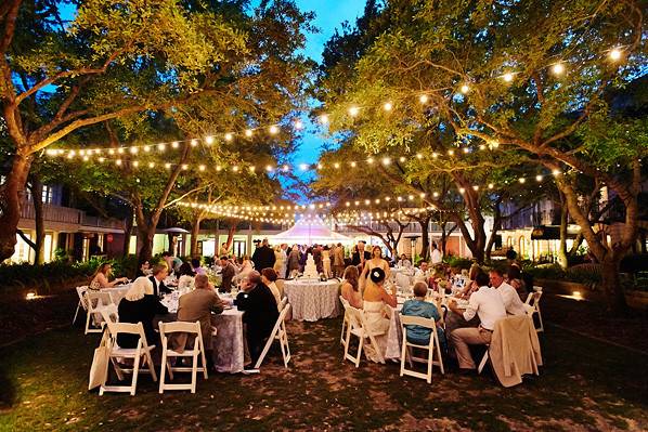 Outdoor reception area