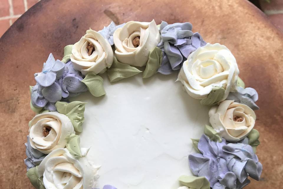 Buttercream wreath