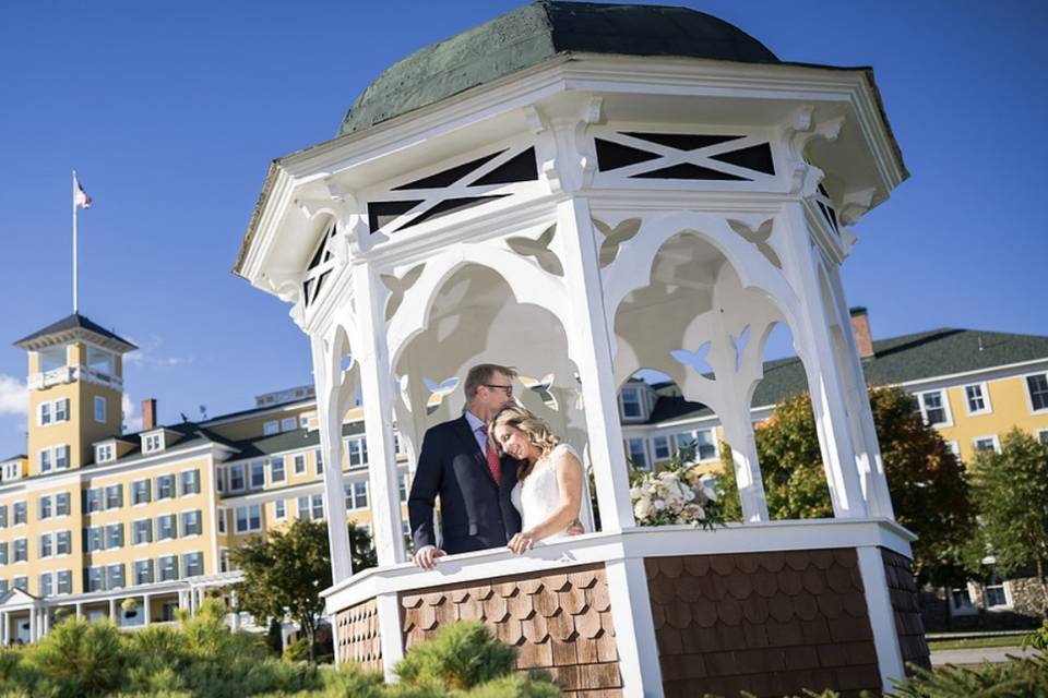 Great view of the couple