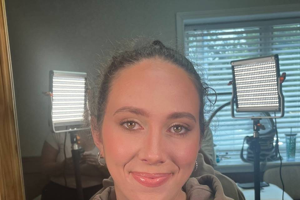 bridal makeup trial