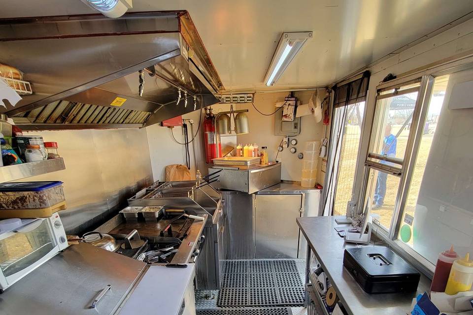 Inside our Food Truck