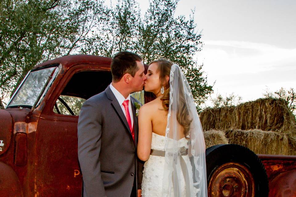 Kissing at the Old Truck