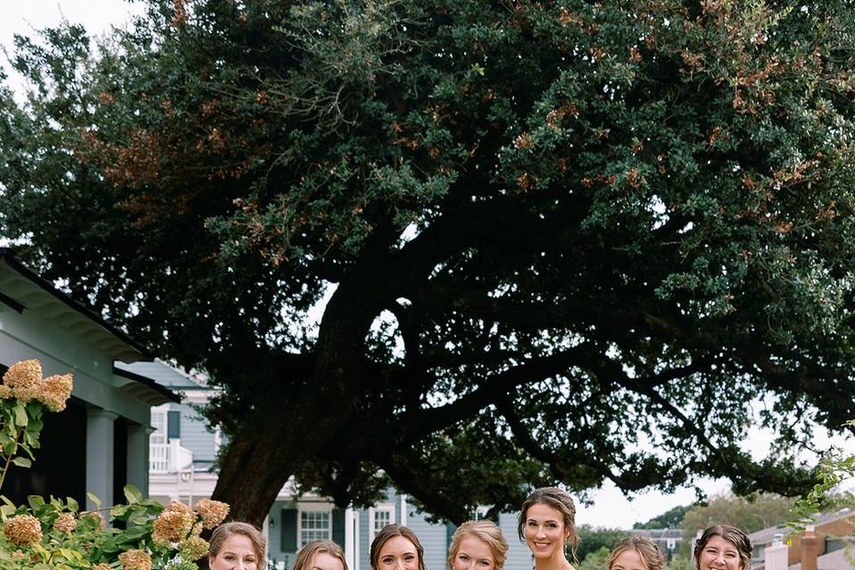 Bridesmaid bouquets