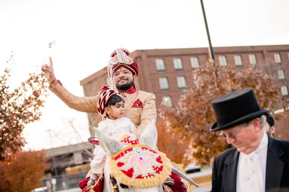 Groom on Horse