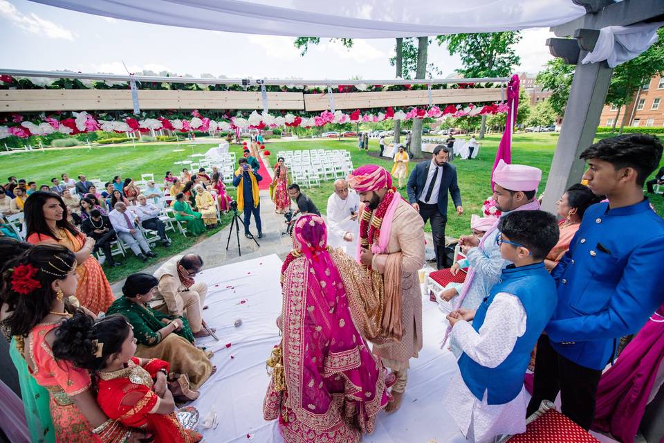 Wedding ceremony outdoor