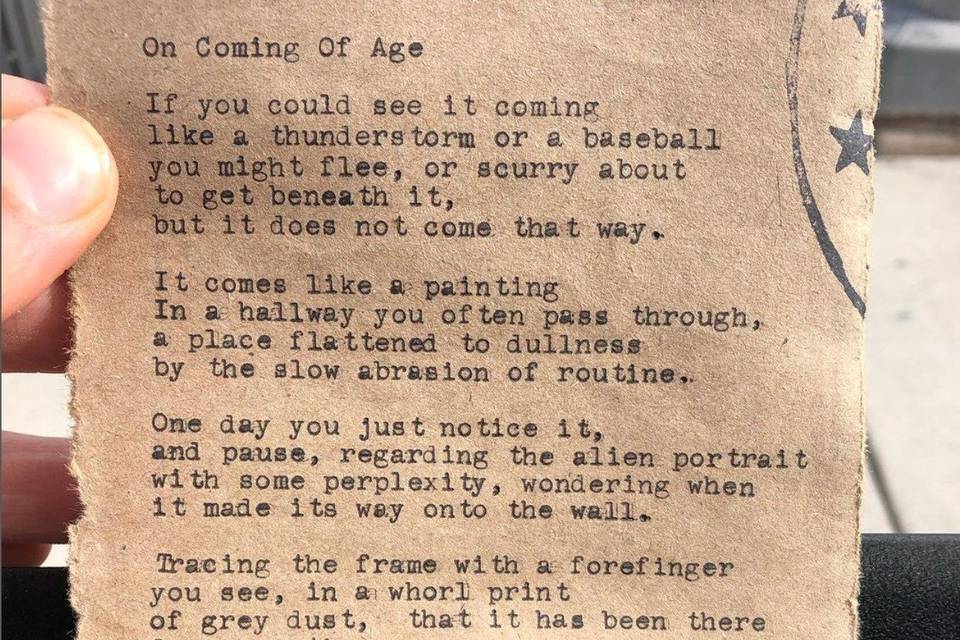 On Coming of Age